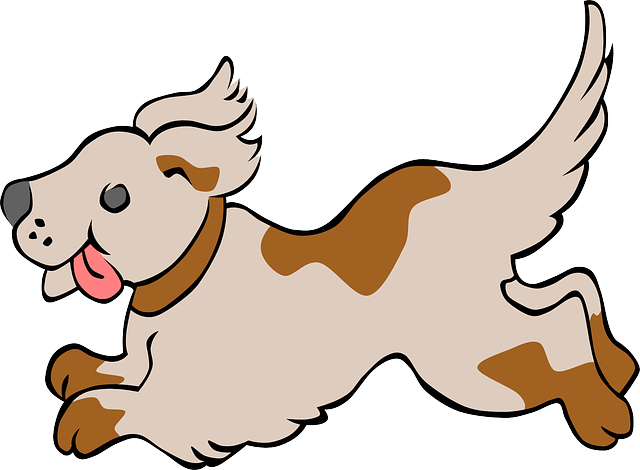Free download Puppy Happy Running - Free vector graphic on Pixabay free illustration to be edited with GIMP free online image editor