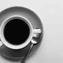 Pure black coffee  screen for extension Chrome web store in OffiDocs Chromium