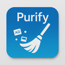 Purify AI 광고 정화 확장 프로그램  screen for extension Chrome web store in OffiDocs Chromium