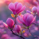Purple flower blooming wallpaper  screen for extension Chrome web store in OffiDocs Chromium