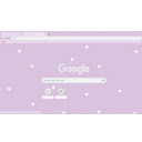 Purple hearts~  screen for extension Chrome web store in OffiDocs Chromium