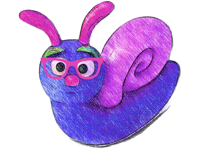 Free download Purple Snail Pink -  free illustration to be edited with GIMP free online image editor