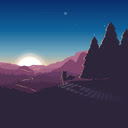 Purple Sunset  screen for extension Chrome web store in OffiDocs Chromium