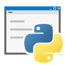 Python IDE  screen for extension Chrome web store in OffiDocs Chromium