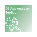 QS App Analyzer Toolkit  screen for extension Chrome web store in OffiDocs Chromium