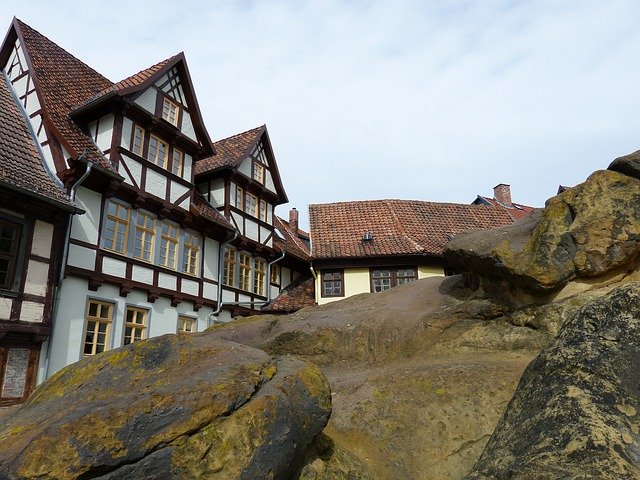 Free download Quedlinburg Truss Architecture -  free photo or picture to be edited with GIMP online image editor