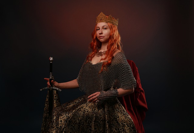 Free download queen sword middle ages portrait free picture to be edited with GIMP free online image editor
