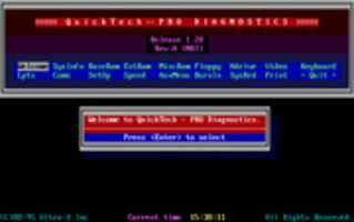 Free download Quick Tech Dos Diagnostics Dos Tool free photo or picture to be edited with GIMP online image editor