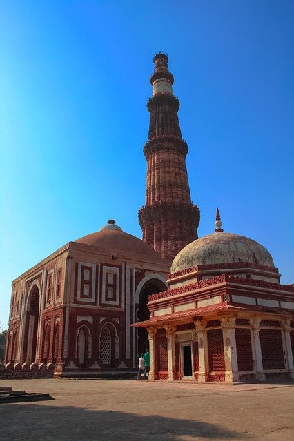 Free download qutubminar india monument august free picture to be edited with GIMP free online image editor
