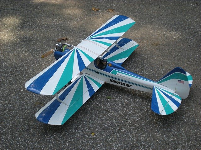 Free download Radio Control Airplane Biplane R C -  free free photo or picture to be edited with GIMP online image editor