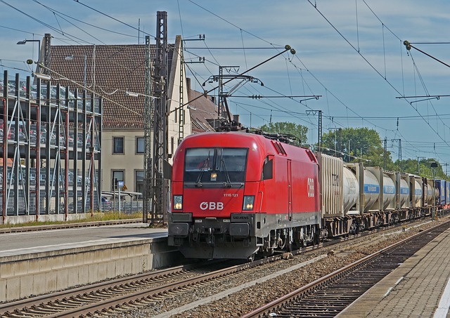 Free download railroad container train free picture to be edited with GIMP free online image editor