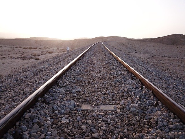 Free download Railroad Desert Israel -  free photo or picture to be edited with GIMP online image editor