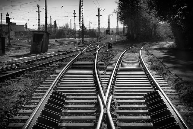 Free download railroad rails tracks free picture to be edited with GIMP free online image editor