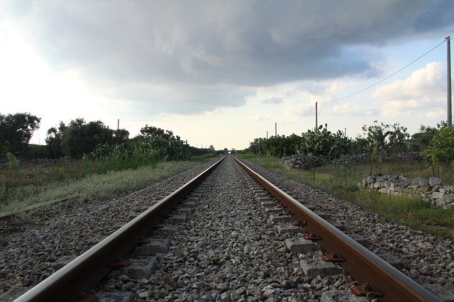 Free download Railroad Train Rail free photo template to be edited with GIMP online image editor