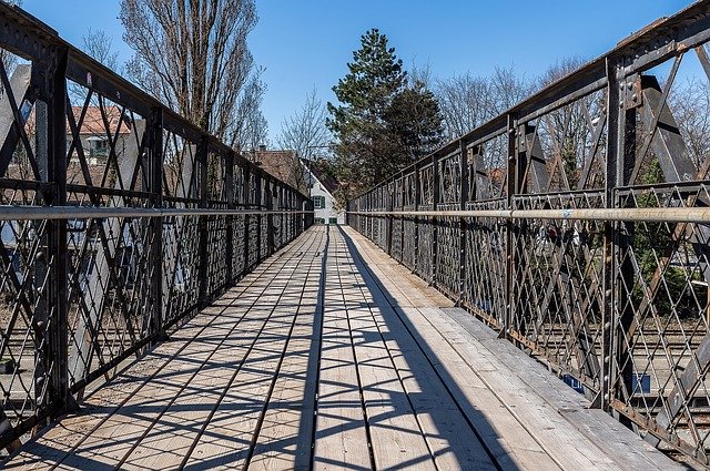 تحميل مجاني Railway Bridge Old - صورة مجانية أو صورة ليتم تحريرها باستخدام محرر الصور عبر الإنترنت GIMP