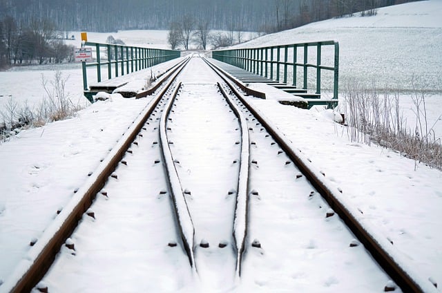 Free download railway tracks railroad tracks free picture to be edited with GIMP free online image editor