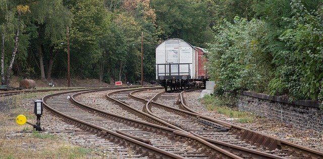 Бесплатная загрузка Railway Tracks System - бесплатное фото или изображение для редактирования с помощью онлайн-редактора изображений GIMP