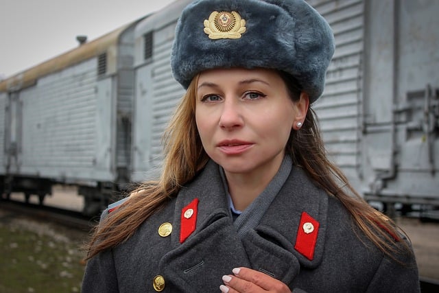 Free download railway transport woman militia free picture to be edited with GIMP free online image editor