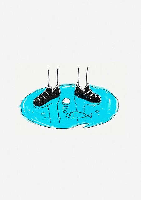 Free download Rain Blue Water -  free illustration to be edited with GIMP free online image editor