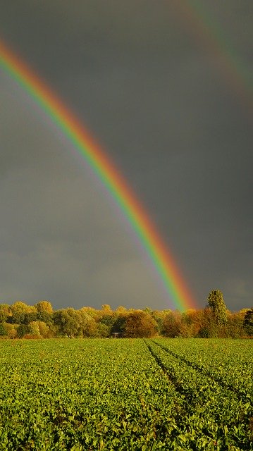 Free picture Rainbow Colorful Landscape -  to be edited by GIMP free image editor by OffiDocs