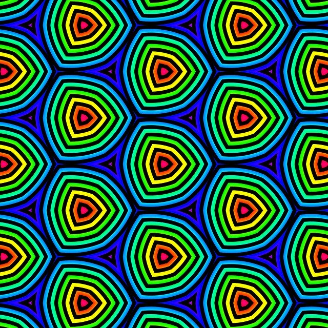 Free download Rainbow Colors Pattern -  free illustration to be edited with GIMP free online image editor