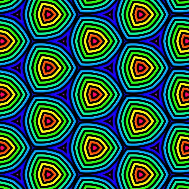 Free download Rainbow Colors Pattern -  free illustration to be edited with GIMP free online image editor