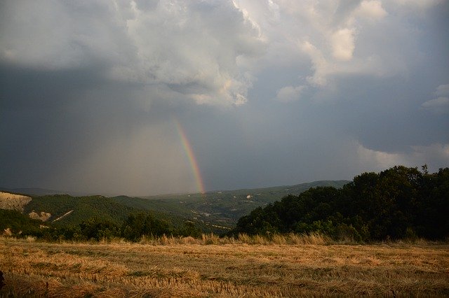 تنزيل Rainbow Nature Cloud مجانًا - صورة مجانية أو صورة لتحريرها باستخدام محرر الصور عبر الإنترنت GIMP