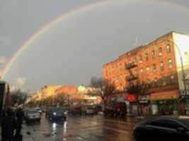 Free download Rainbow Over Bensonhurst free photo or picture to be edited with GIMP online image editor
