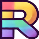 rainbow text  screen for extension Chrome web store in OffiDocs Chromium