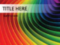 Free download Rainbow Wave Title Slide DOC, XLS or PPT template free to be edited with LibreOffice online or OpenOffice Desktop online