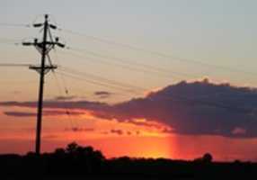 Free download Rain Clouds at Sunset free photo or picture to be edited with GIMP online image editor