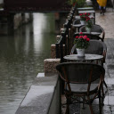 Rain falls by the lake  screen for extension Chrome web store in OffiDocs Chromium