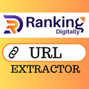 Ranking Digitally Link Extractor  screen for extension Chrome web store in OffiDocs Chromium