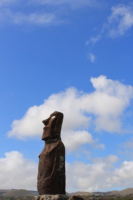 Free download Rapa Nui Easter Island Moai -  free photo or picture to be edited with GIMP online image editor