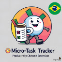 Rastreador de Microtarefas  screen for extension Chrome web store in OffiDocs Chromium