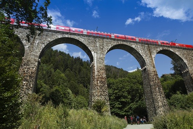 Baixar grátis Ravennaschlucht Viadukt Höllental - foto ou imagem grátis para ser editada com o editor de imagens online GIMP