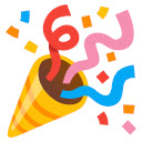 Reactji Confetti Cannon  screen for extension Chrome web store in OffiDocs Chromium