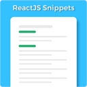 ReactJS Snippets  screen for extension Chrome web store in OffiDocs Chromium ReactJS Snippets  screen for extension Chrome web store in OffiDocs Chromium