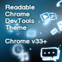 Readable DevTools Theme  screen for extension Chrome web store in OffiDocs Chromium