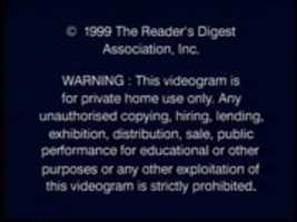 تنزيل مجاني لـ Readers Digest Copyright / Anti-Piracy Notice (1999) صورة مجانية أو صورة لتحريرها باستخدام محرر صور GIMP عبر الإنترنت