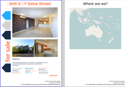 Libreng download Real Estate Brochure/Flyer DOC, XLS o PPT na template na libreng i-edit gamit ang LibreOffice online o OpenOffice Desktop online