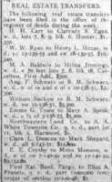 Free download Real Estate Transfers, 1905 free photo or picture to be edited with GIMP online image editor