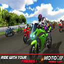 Real Moto Bike Race Game Highway 2020  screen for extension Chrome web store in OffiDocs Chromium
