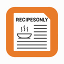 RecipesOnly  screen for extension Chrome web store in OffiDocs Chromium