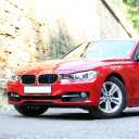 Red BMW 320i GT on the Road  screen for extension Chrome web store in OffiDocs Chromium