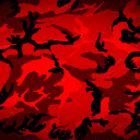 Red Camo Theme  screen for extension Chrome web store in OffiDocs Chromium