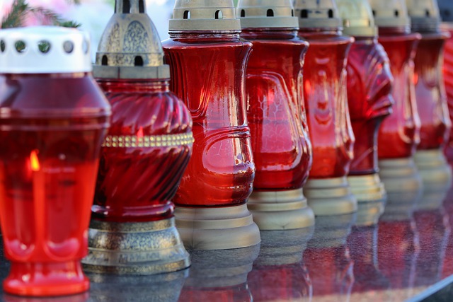 Free download red candles all saintsday grave free picture to be edited with GIMP free online image editor