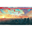 Red City Skyline  screen for extension Chrome web store in OffiDocs Chromium
