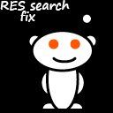 Reddit Search Text Fixer for RES Users  screen for extension Chrome web store in OffiDocs Chromium