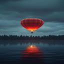 Red hot air balloon wallpaper  screen for extension Chrome web store in OffiDocs Chromium